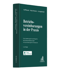 Link auf die Titeldetailseite von Betriebsvereinbarungen in der Praxis