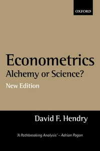 Enlarge image Cover: Econometrics: Alchemy or Science? - Oxford University Press