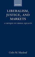 Cover: Liberalism, Justice, and Markets - Oxford University Press