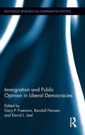 Cover: Immigration and Public Opinion in Liberal Democracies - Routledge