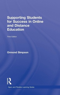 Enlarge image Cover: Supporting Students for Success in Online and Distance Education - Routledge