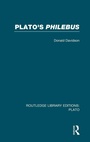 Cover: Plato's Philebus (RLE: Plato) - Routledge