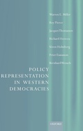 Cover: Policy Representation in Western Democracies - Oxford University Press