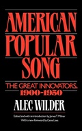 Cover: American Popular Song - Oxford University Press Inc