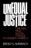 Cover: Unequal Justice - Oxford University Press Inc