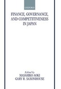 Cover: Finance, Governance, and Competitiveness in Japan - Oxford University Press