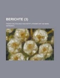 Cover: Berichte (3) - Rarebooksclub.com