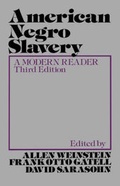Cover: American Negro Slavery - Oxford University Press Inc