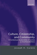 Cover: Culture, Citizenship, and Community - Oxford University Press
