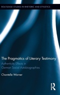Cover: The Pragmatics of Literary Testimony - Routledge