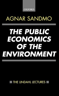 Enlarge image Cover: The Public Economics of the Environment - Oxford University Press