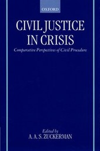 Enlarge image Cover: Civil Justice in Crisis - Oxford University Press