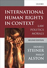 Enlarge image Cover: International Human Rights in Context - Oxford University Press
