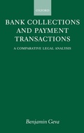 Cover: Bank Collections and Payment Transactions - Oxford University Press