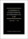 Bild: Yearbook of International Environmental Law: 1998 - Oxford University Press