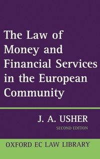 Abbildung von: The Law of Money and Financial Services in the EC - Oxford University Press