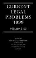Cover: Current Legal Problems: v.52 - Oxford University Press
