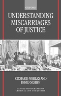 Cover: Understanding Miscarriages of Justice - Oxford University Press