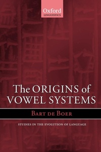Enlarge image Cover: The Origins of Vowel Systems - Oxford University Press