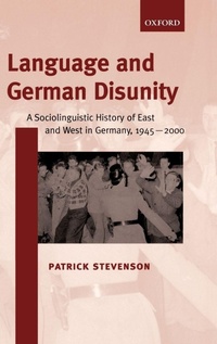 Enlarge image Cover: Language and German Disunity - Oxford University Press