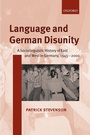 Cover: Language and German Disunity - Oxford University Press