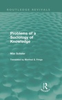 Cover: Problems of a Sociology of Knowledge (Routledge Revivals) - Routledge