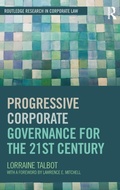Cover: Progressive Corporate Governance for the 21st Century - Routledge