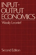 Cover: Input-Output Economics - Oxford University Press Inc