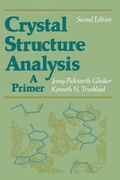 Cover: Crystal Structure Analysis - Oxford University Press Inc