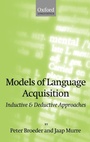 Cover: Models of Language Acquisition - Oxford University Press
