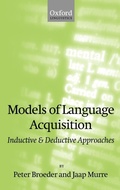 Cover: Models of Language Acquisition - Oxford University Press