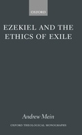 Cover: Ezekiel and the Ethics of Exile - Oxford University Press