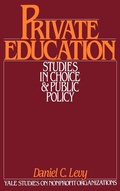 Cover: Private Education - Oxford University Press Inc