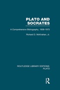 Cover: Plato and Socrates (RLE: Plato) - Routledge