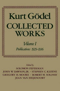 Abbildung von: Kurt Goedel: Collected Works: Volume I - Oxford University Press Inc