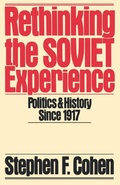 Cover: Rethinking the Soviet Experience - Oxford University Press Inc