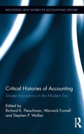 Cover: Critical Histories of Accounting - Routledge