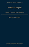 Cover: Profile Analysis - Oxford University Press Inc