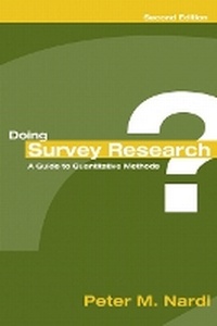 Enlarge image Cover: Doing Survey Research - Pearson