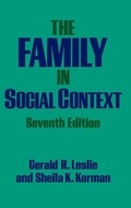 Cover: The Family in Social Context - Oxford University Press Inc