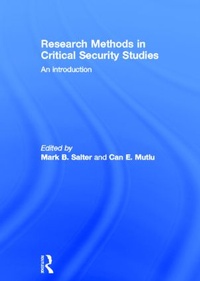 Enlarge image Cover: Research Methods in Critical Security Studies - Routledge