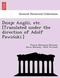 Cover: Dzieje Anglii, etc. [Translated under the direction of Adolf Pawiński.] - British Library, Historical Print Editions
