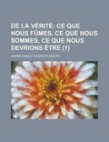 Cover: de La Verite (1) - Rarebooksclub.com