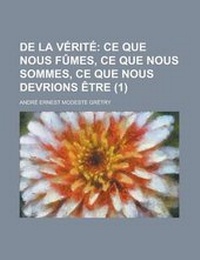 Enlarge image Cover: de La Verite (1) - Rarebooksclub.com