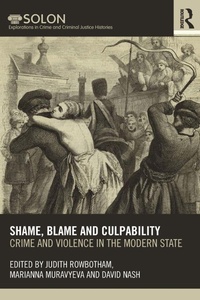 Enlarge image Cover: Shame, Blame, and Culpability - Routledge