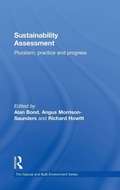 Cover: Sustainability Assessment - Routledge