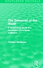 Cover: The Defences of the Weak (Routledge Revivals) - Routledge