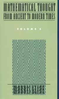 Abbildung von: Mathematical Thought from Ancient to Modern Times: Mathematical Thought from Ancient to Modern Times, Volume 3 - Oxford University Press Inc
