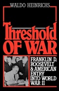 Cover: Threshold of War - Oxford University Press Inc