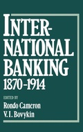 Cover: International Banking 1870-1914 - Oxford University Press Inc